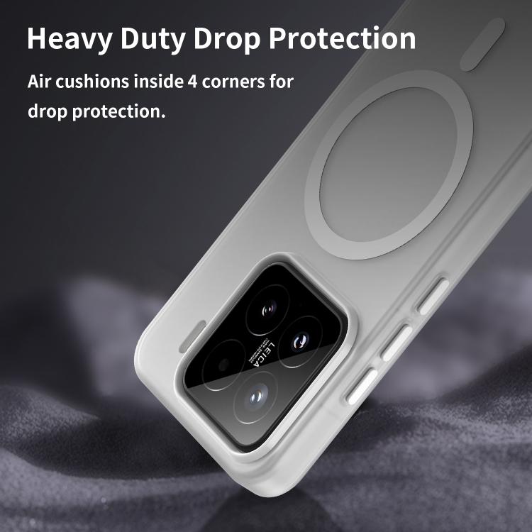 For Xiaomi 15 MagSafe Frosted Translucent TPU + PC Full Coverage Phone Case