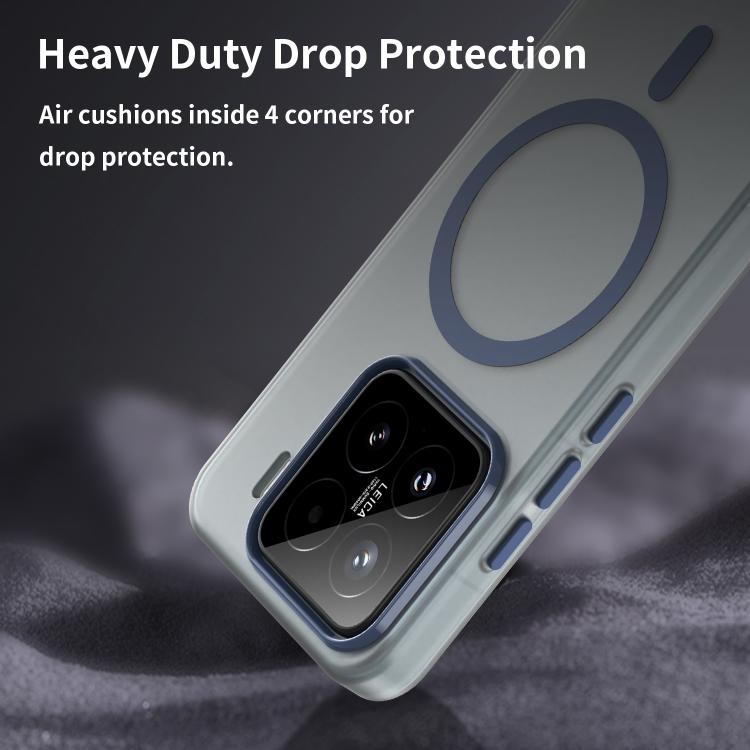 For Xiaomi 15 MagSafe Frosted Translucent TPU + PC Full Coverage Phone Case