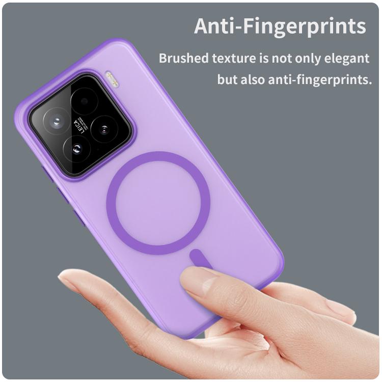 For Xiaomi 15 MagSafe Frosted Translucent TPU + PC Full Coverage Phone Case