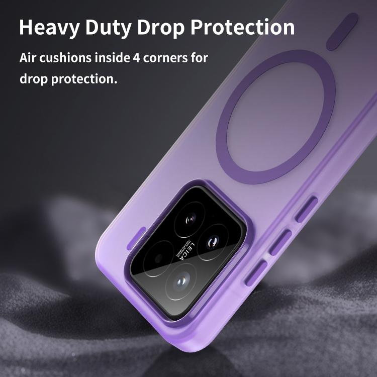 For Xiaomi 15 MagSafe Frosted Translucent TPU + PC Full Coverage Phone Case