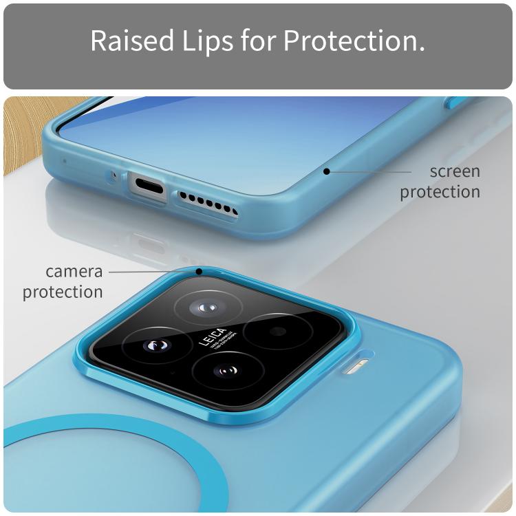 For Xiaomi 15 MagSafe Frosted Translucent TPU + PC Full Coverage Phone Case