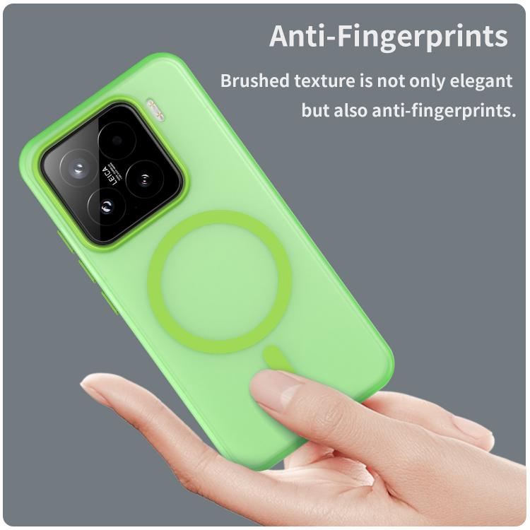For Xiaomi 15 MagSafe Frosted Translucent TPU + PC Full Coverage Phone Case