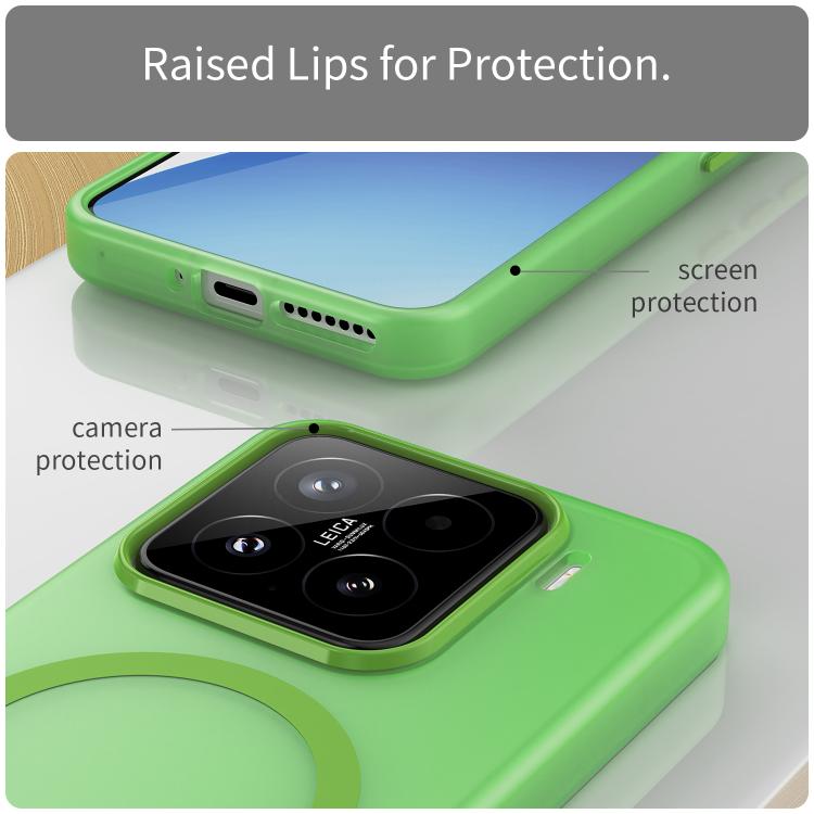 For Xiaomi 15 MagSafe Frosted Translucent TPU + PC Full Coverage Phone Case