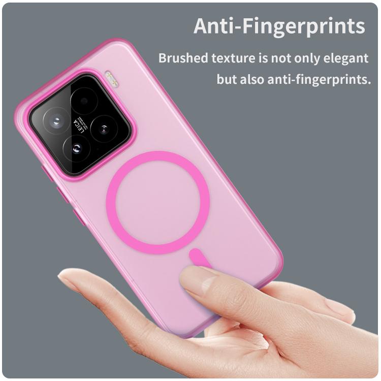 For Xiaomi 15 MagSafe Frosted Translucent TPU + PC Full Coverage Phone Case