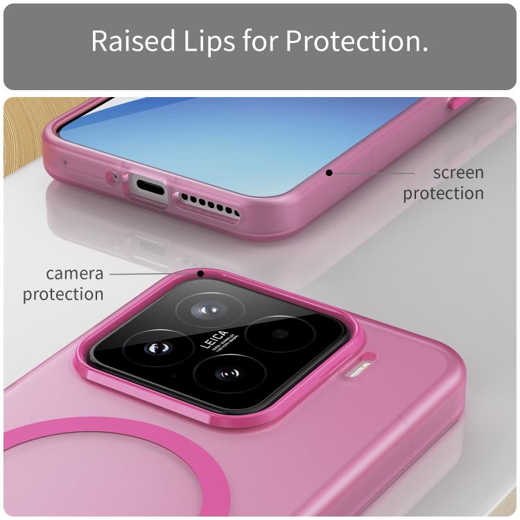 For Xiaomi 15 MagSafe Frosted Translucent TPU + PC Full Coverage Phone Case