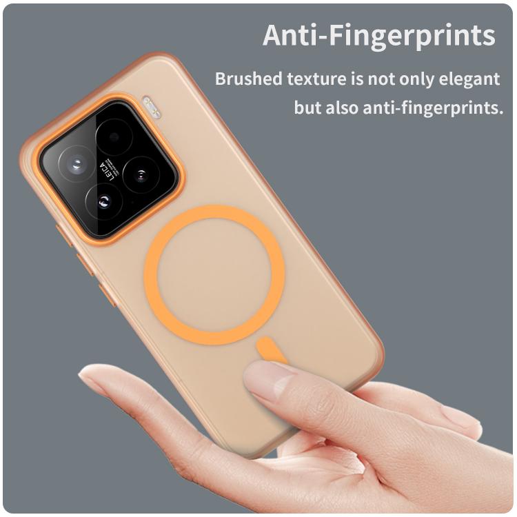 For Xiaomi 15 MagSafe Frosted Translucent TPU + PC Full Coverage Phone Case