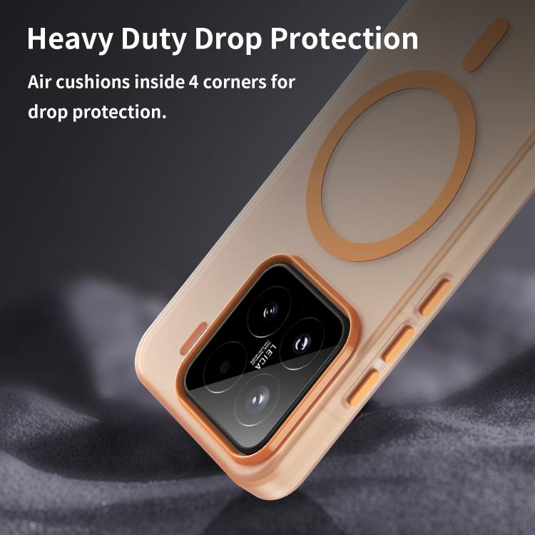 For Xiaomi 15 MagSafe Frosted Translucent TPU + PC Full Coverage Phone Case