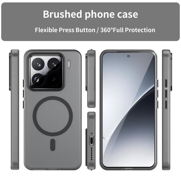 For Xiaomi 15 Pro MagSafe Frosted Translucent TPU + PC Full Coverage Phone Case
