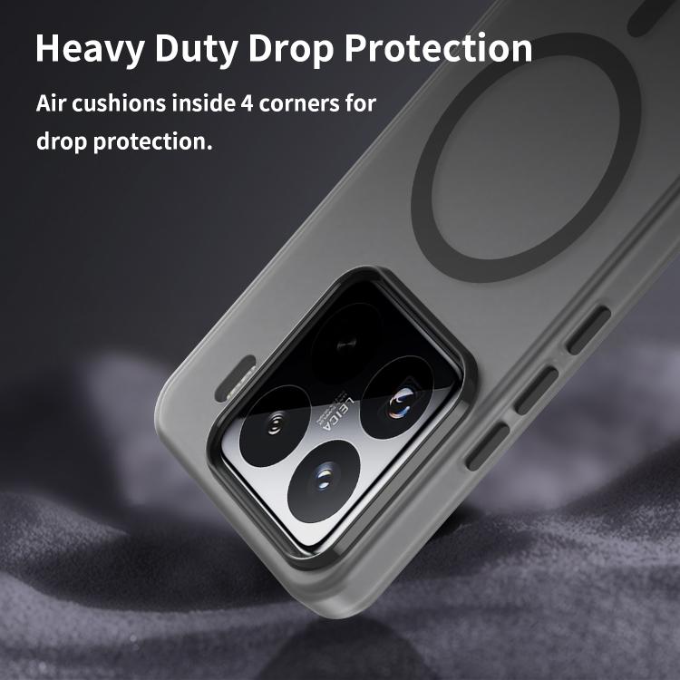 For Xiaomi 15 Pro MagSafe Frosted Translucent TPU + PC Full Coverage Phone Case
