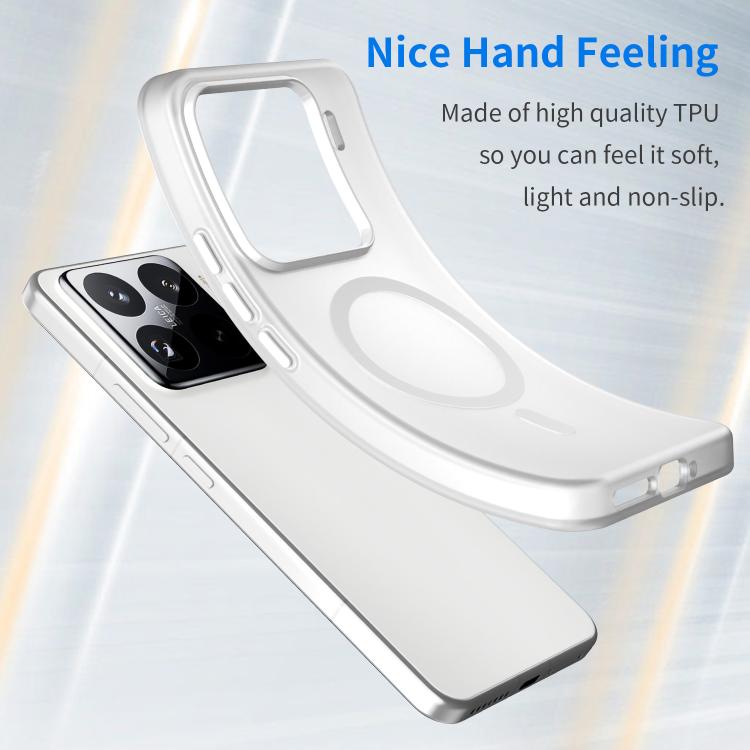For Xiaomi 15 Pro MagSafe Frosted Translucent TPU + PC Full Coverage Phone Case