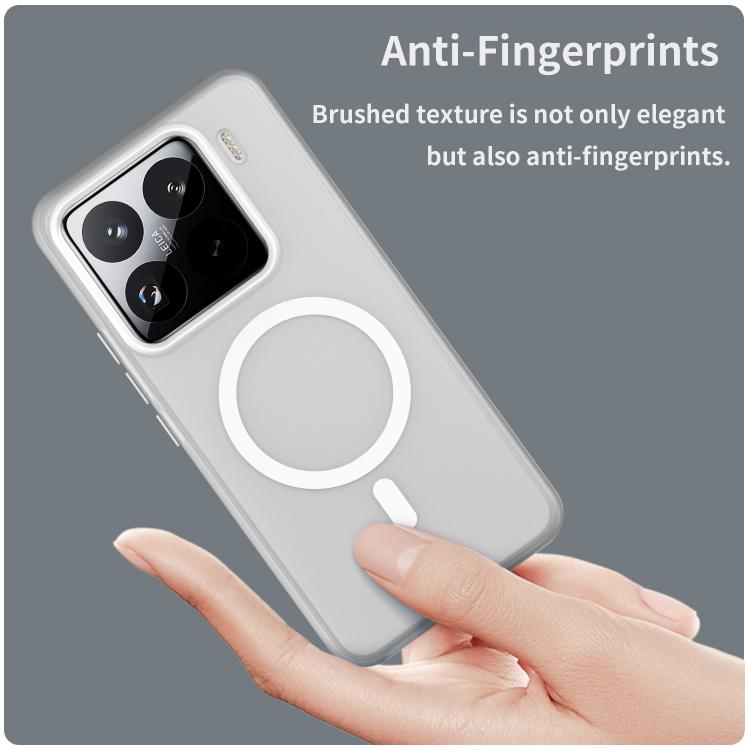 For Xiaomi 15 Pro MagSafe Frosted Translucent TPU + PC Full Coverage Phone Case