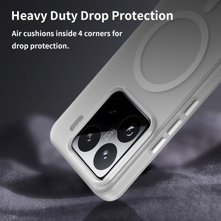 For Xiaomi 15 Pro MagSafe Frosted Translucent TPU + PC Full Coverage Phone Case
