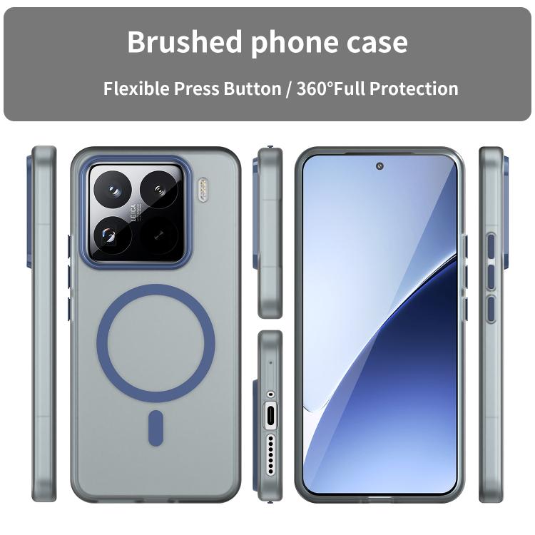 For Xiaomi 15 Pro MagSafe Frosted Translucent TPU + PC Full Coverage Phone Case
