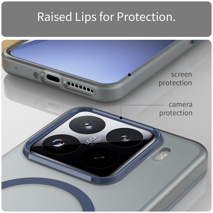 For Xiaomi 15 Pro MagSafe Frosted Translucent TPU + PC Full Coverage Phone Case