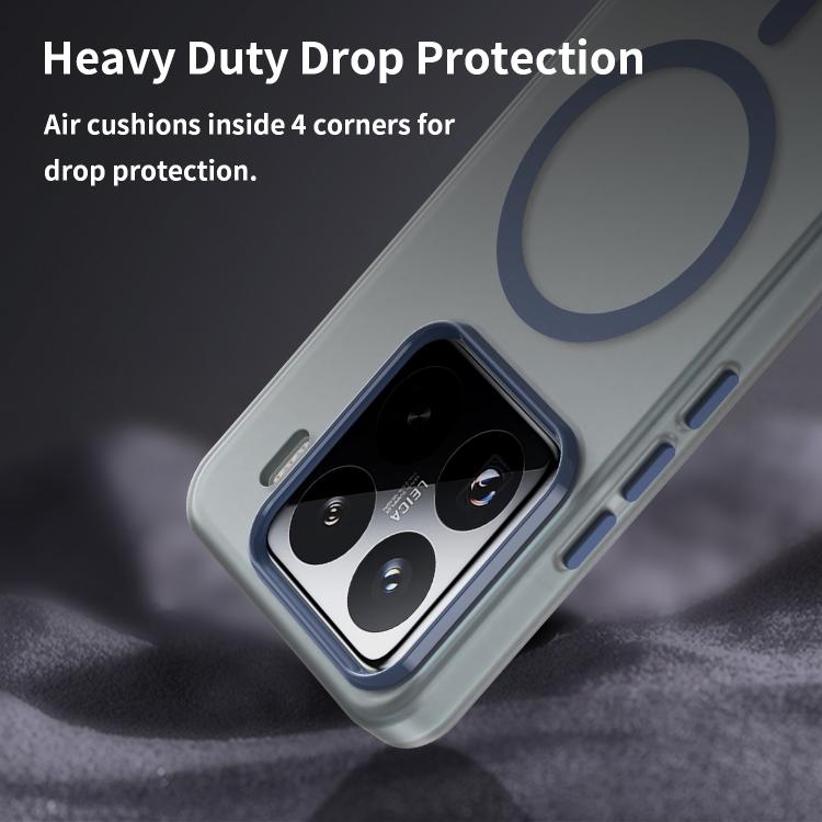 For Xiaomi 15 Pro MagSafe Frosted Translucent TPU + PC Full Coverage Phone Case