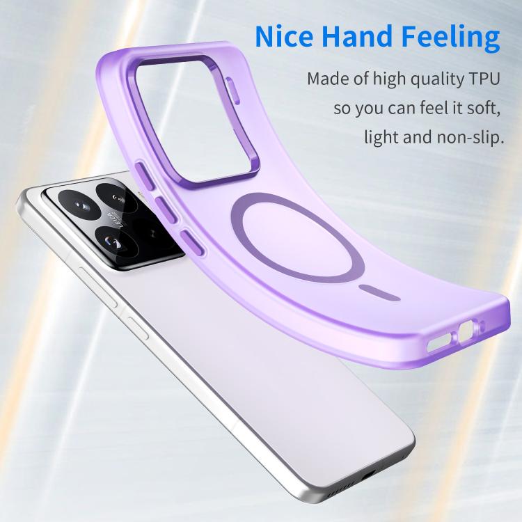 For Xiaomi 15 Pro MagSafe Frosted Translucent TPU + PC Full Coverage Phone Case
