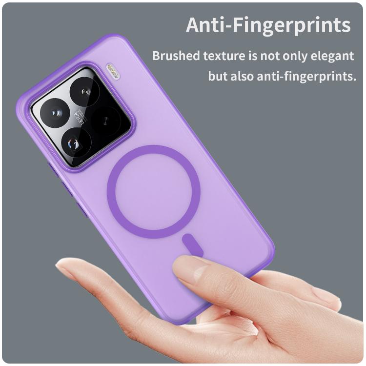 For Xiaomi 15 Pro MagSafe Frosted Translucent TPU + PC Full Coverage Phone Case