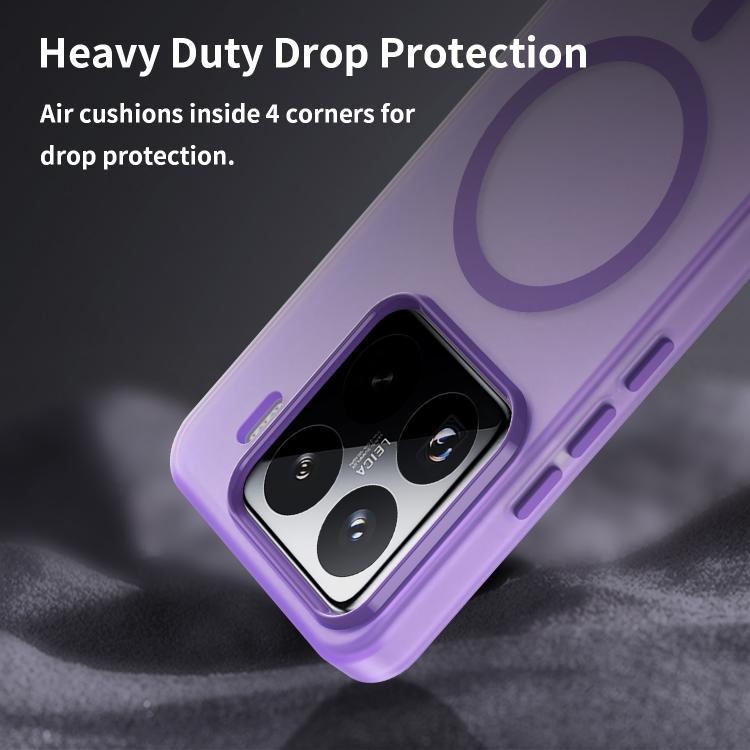 For Xiaomi 15 Pro MagSafe Frosted Translucent TPU + PC Full Coverage Phone Case