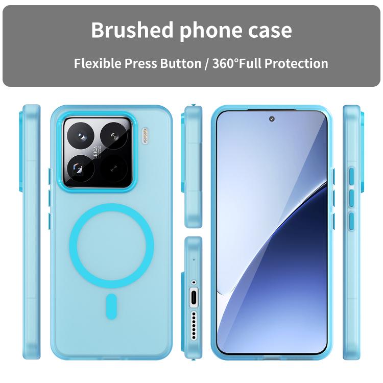 For Xiaomi 15 Pro MagSafe Frosted Translucent TPU + PC Full Coverage Phone Case