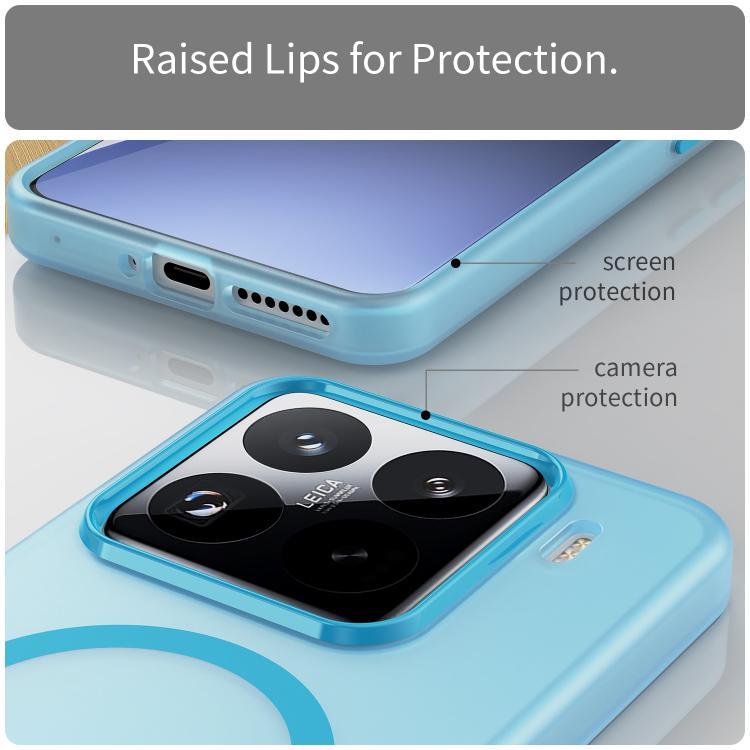 For Xiaomi 15 Pro MagSafe Frosted Translucent TPU + PC Full Coverage Phone Case
