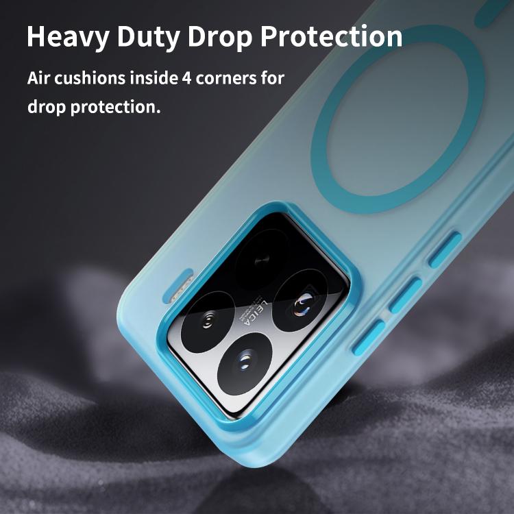 For Xiaomi 15 Pro MagSafe Frosted Translucent TPU + PC Full Coverage Phone Case