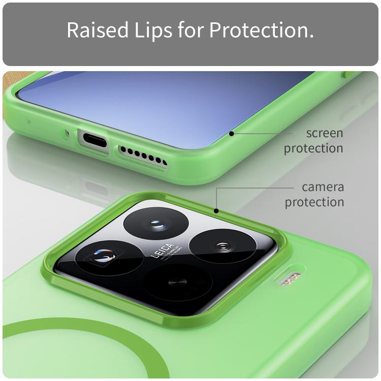 For Xiaomi 15 Pro MagSafe Frosted Translucent TPU + PC Full Coverage Phone Case
