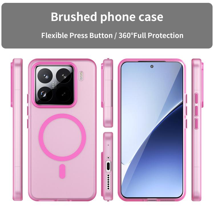 For Xiaomi 15 Pro MagSafe Frosted Translucent TPU + PC Full Coverage Phone Case