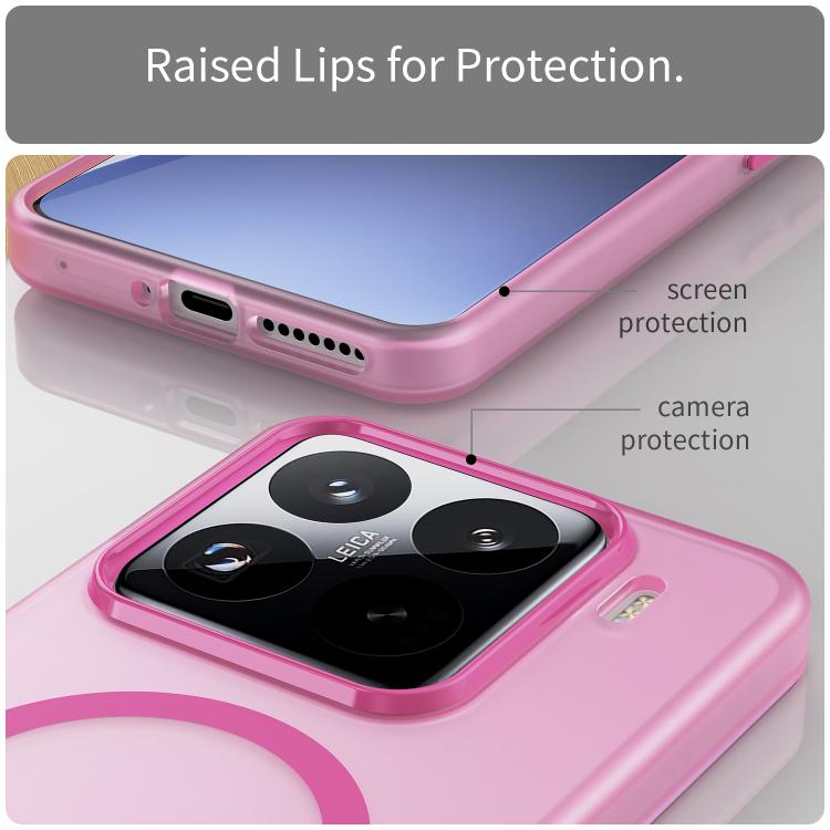 For Xiaomi 15 Pro MagSafe Frosted Translucent TPU + PC Full Coverage Phone Case