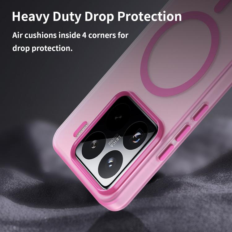 For Xiaomi 15 Pro MagSafe Frosted Translucent TPU + PC Full Coverage Phone Case