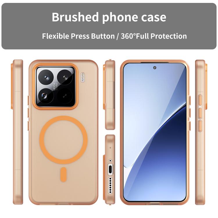 For Xiaomi 15 Pro MagSafe Frosted Translucent TPU + PC Full Coverage Phone Case