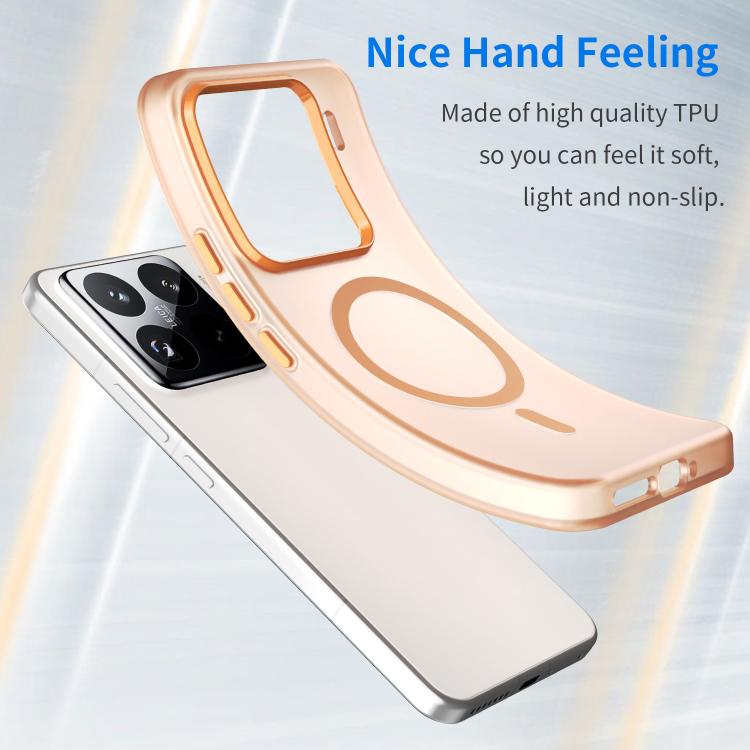 For Xiaomi 15 Pro MagSafe Frosted Translucent TPU + PC Full Coverage Phone Case