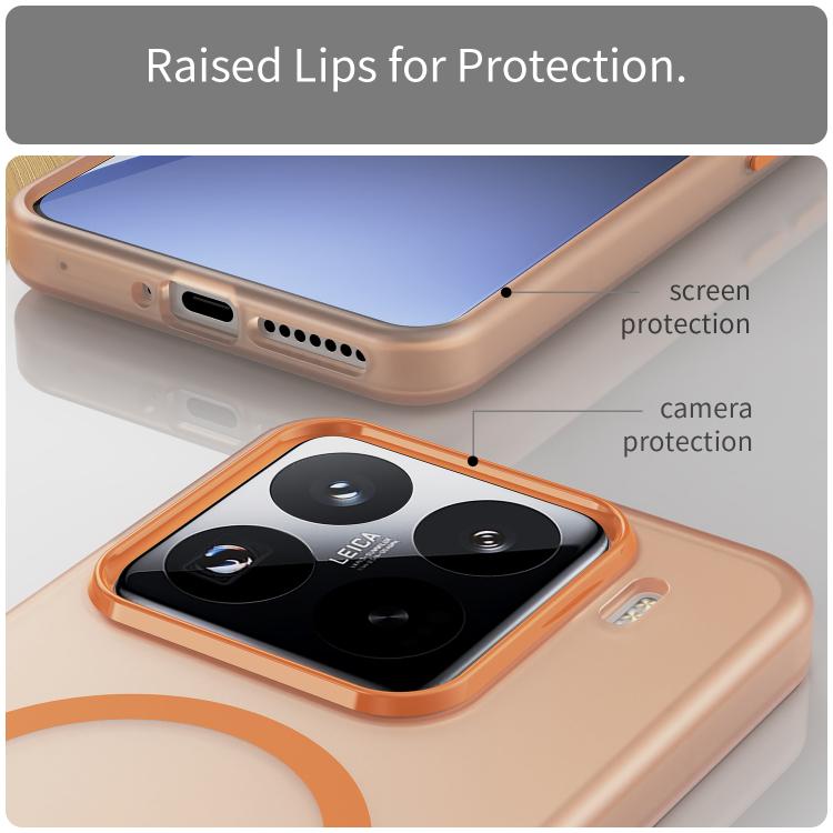 For Xiaomi 15 Pro MagSafe Frosted Translucent TPU + PC Full Coverage Phone Case