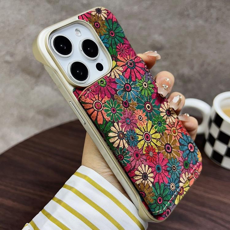 For iPhone 14 Pro Denior D24 Paint MagSafe Card Slot Phone Case