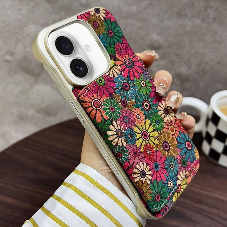 For iPhone 16 Denior D24 Paint MagSafe Card Slot Phone Case