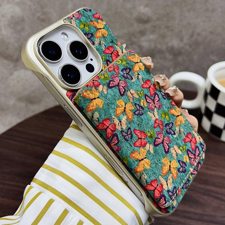 For iPhone 16 Pro Denior D24 Paint MagSafe Card Slot Phone Case