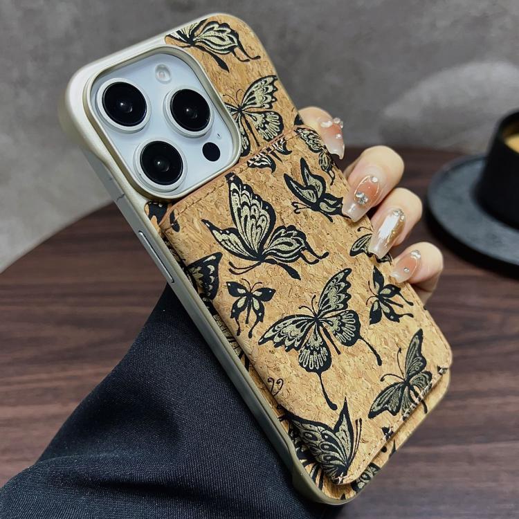 For iPhone 15 Pro Denior D24 Paint MagSafe Card Slot Phone Case