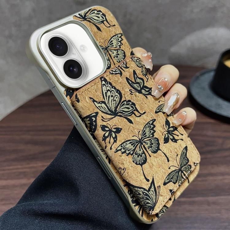 For iPhone 16 Plus Denior D24 Paint MagSafe Card Slot Phone Case
