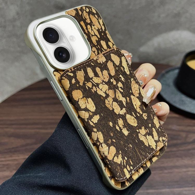 For iPhone 16 Plus Denior D24 Paint MagSafe Card Slot Phone Case