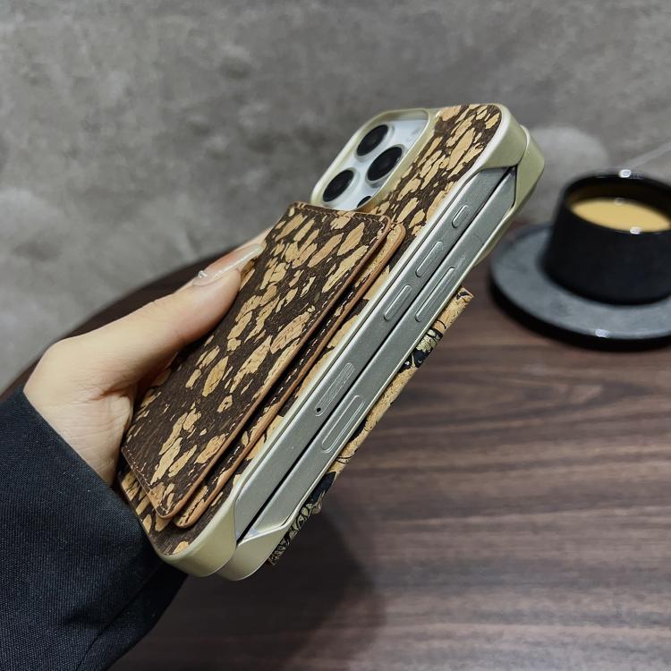 For iPhone 15 Denior D24 Paint MagSafe Card Slot Phone Case