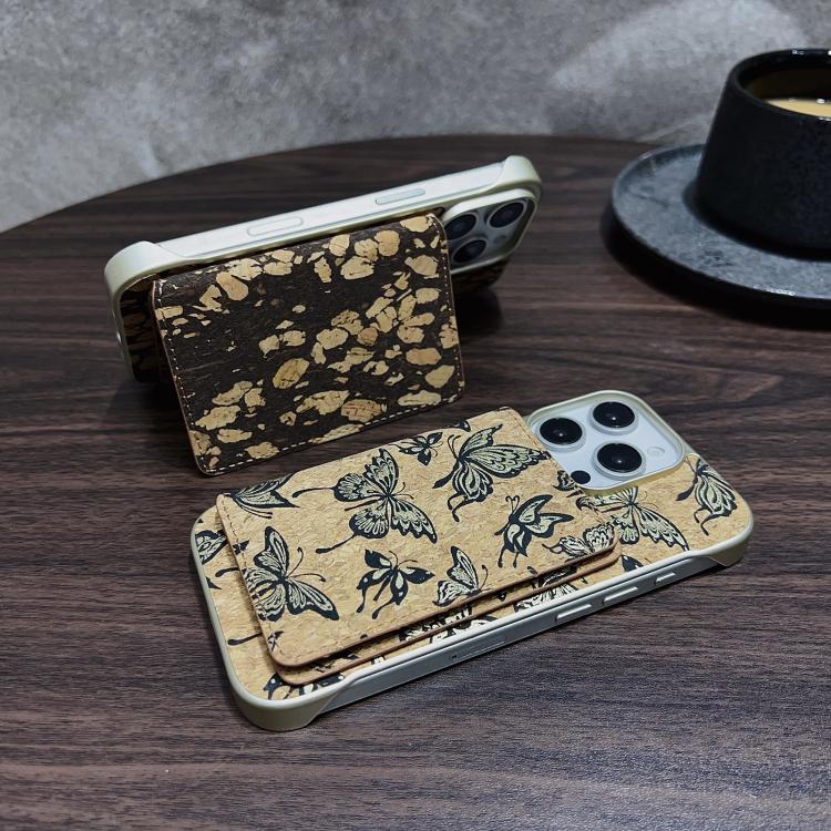 For iPhone 15 Denior D24 Paint MagSafe Card Slot Phone Case