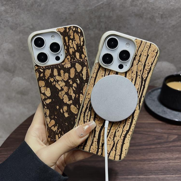 For iPhone 15 Denior D24 Paint MagSafe Card Slot Phone Case