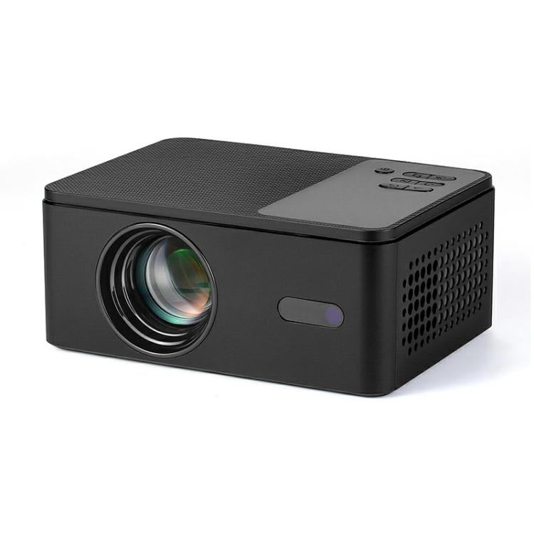 AUN A32 1280x720P 200ANSI D3100 CPU WIFI Display Smart Projector, EU Plug - Black