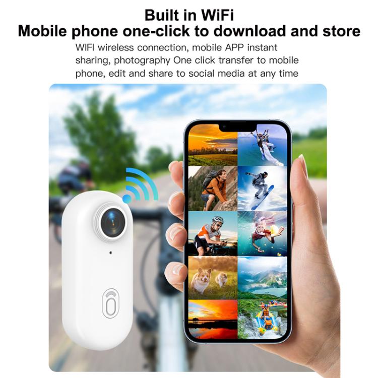 H88 1080P Thumb Sports Camera Mini WiFi Camera, Specification:Standard Version