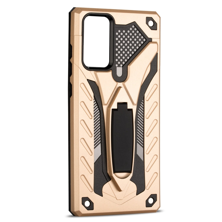 For Samsung Galaxy Note20 Shockproof TPU + PC Protective Case with Holder
