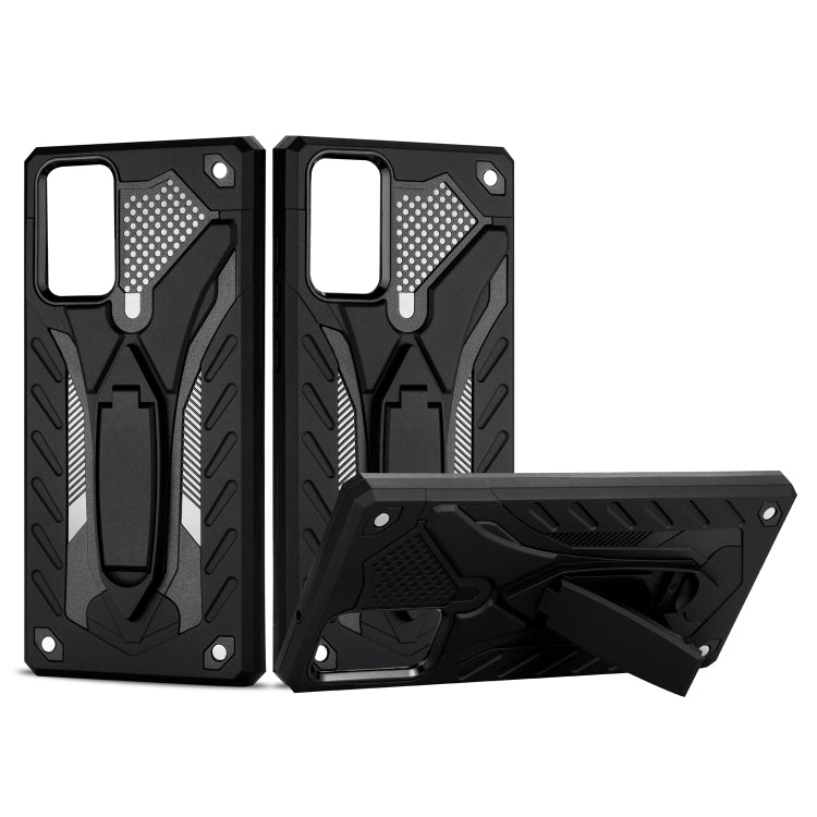 For Samsung Galaxy Note20 Shockproof TPU + PC Protective Case with Holder