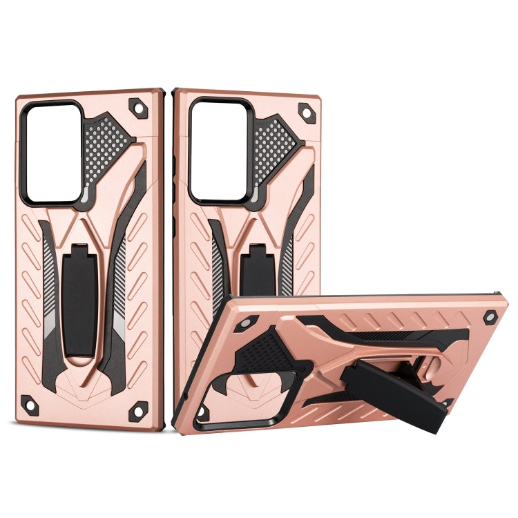 For Samsung Galaxy Note20 Ultra Shockproof TPU + PC Protective Case with Holder