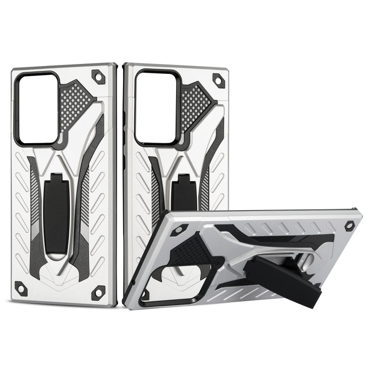 For Samsung Galaxy Note20 Ultra Shockproof TPU + PC Protective Case with Holder