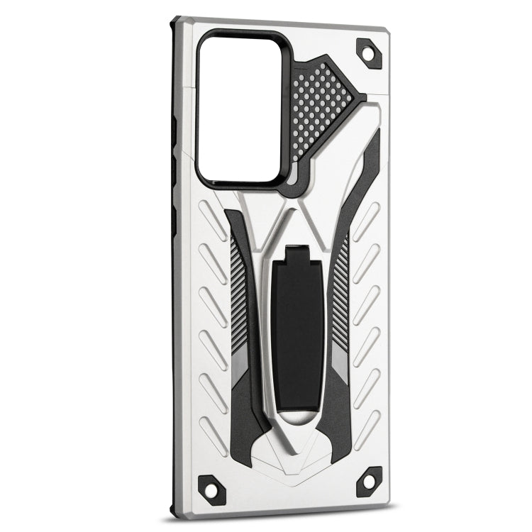 For Samsung Galaxy Note20 Ultra Shockproof TPU + PC Protective Case with Holder