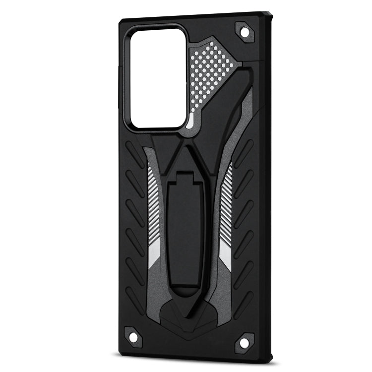 For Samsung Galaxy Note20 Ultra Shockproof TPU + PC Protective Case with Holder