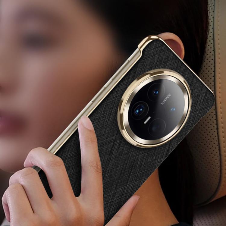 For Huawei Mate 70 GKK Borderless Electroplated Leather Magsafe Phone Case